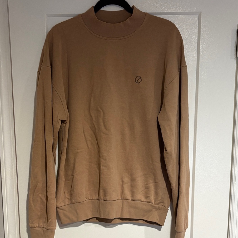 Elegant Tan Turtleneck Sweater